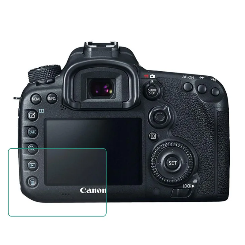 Закаленное защитное стекло для камеры Canon EOS 7D Mark II Mark2 MK2 Markii 7D2 7DII Защитная пленка