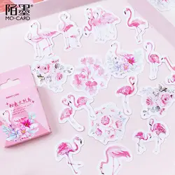 Милый розовый Фламинго пуля журнал декоративные этикетки для скраббукинга этикетка-наклейка дневник японский канцелярские
