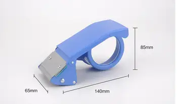 

Packaging Parcel Handheld Adhesive Tape Dispenser Cutter Blue 65 x 85 x 140mm