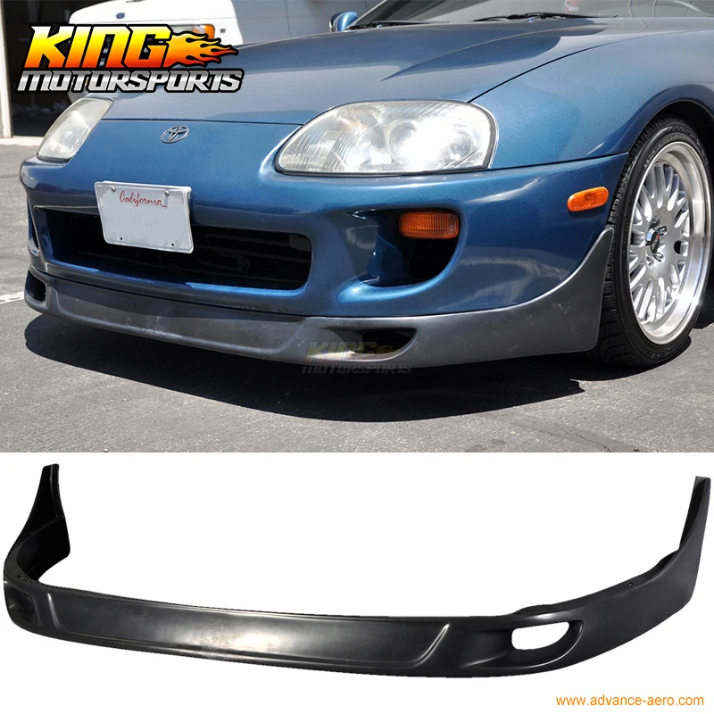 

FOR 93-98 TOYOTA SUPRA TRD JDM FRONT BUMPER LIP SPOILER KIT POLY URETHANE