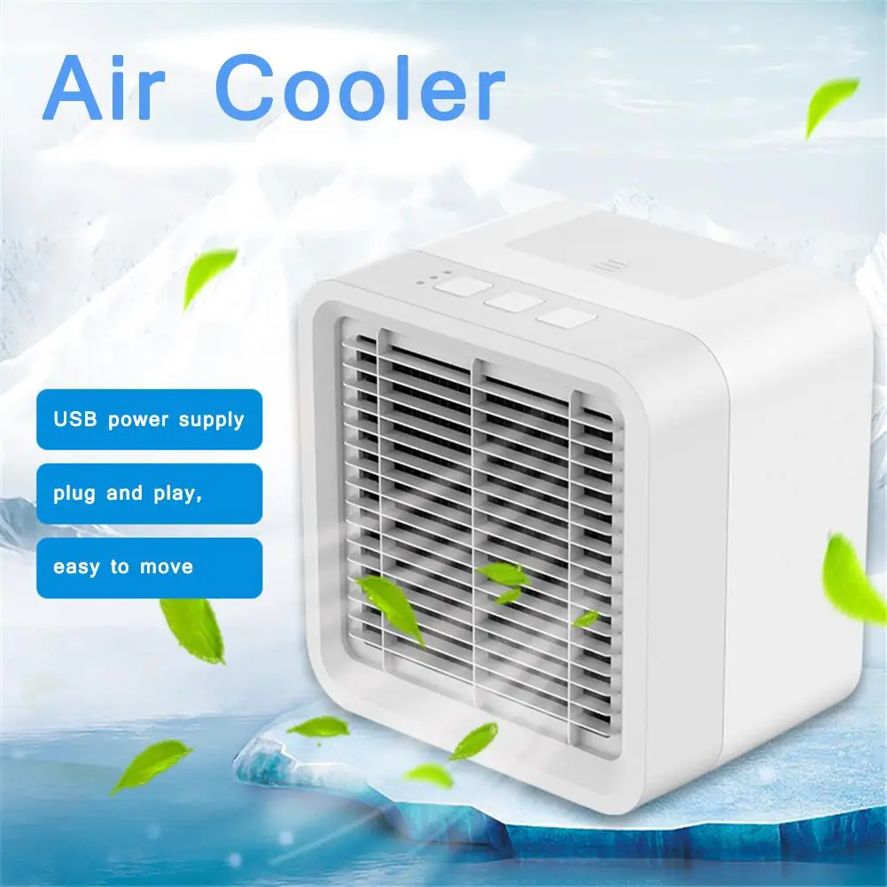 

Mini Portable USB Air Conditioner Humidifier Purifier Desktop Air Cooling Fan Air Cooler Fan for Office Home Appliances