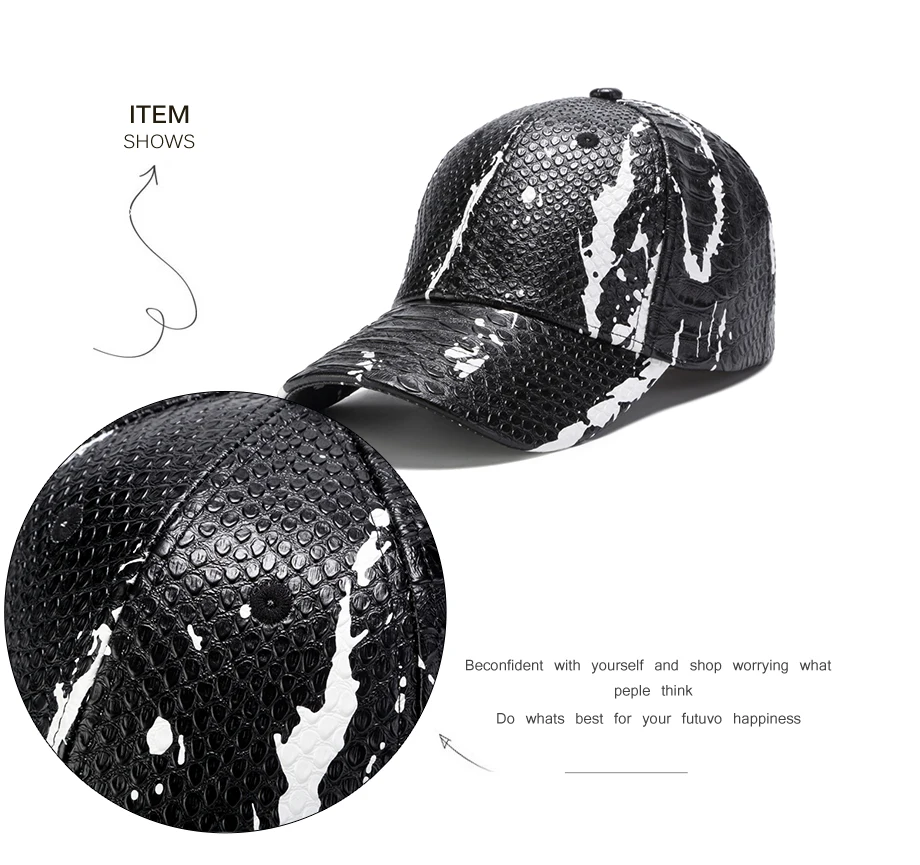 ADK Pu Leather Snapback For Male 2018 Fashion Baseball Caps 2018 New Leisure Caps For Men Women Brand Hat (10)