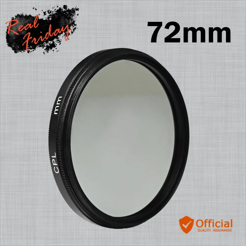 72mm CPL Polarizing Filter for Sony Pentax Olympus Canon Fuji Nikon