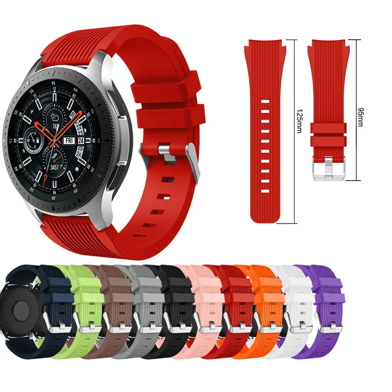 

Soft Silicone Watch Band Bracelet Strap for Samsung Galaxy Watch 46mm SM-R800 Smart Watch Replacement Strap Wrist Strap