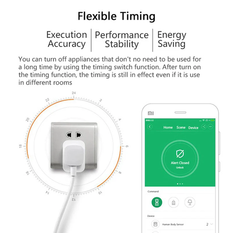Xiaomi MIJIA умная беспроводная Wi-Fi розетка ZigBee версия Модернизированный пульт дистанционного управления переключатель времени подсчет мощности поддержка шлюза