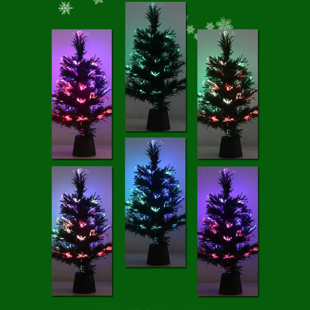 Fiber Fiber Christmas Tree Light 40cm fiber optic Christmas tree led light Q