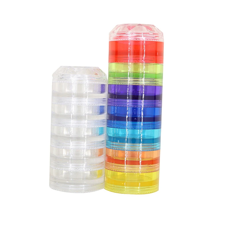 Plastic Empty Storage Box for Nail Art Manicure Tools 12 story