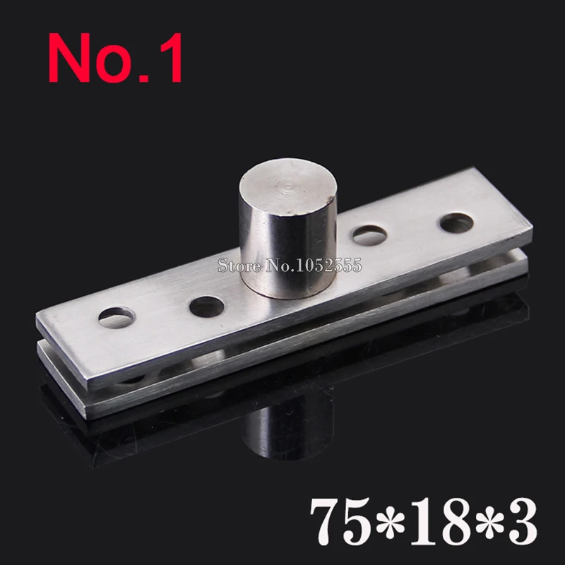 2pcs Stainless Steel 78*18*3.0mm Door Hinges 360 D...
