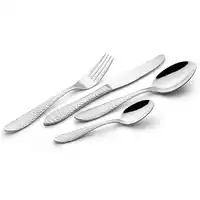 Luxury Cutlery Set Stainless Steel Dinnerware Silver Spoon Fork Knife Set Restaurant Tableware Household Quality Silverware