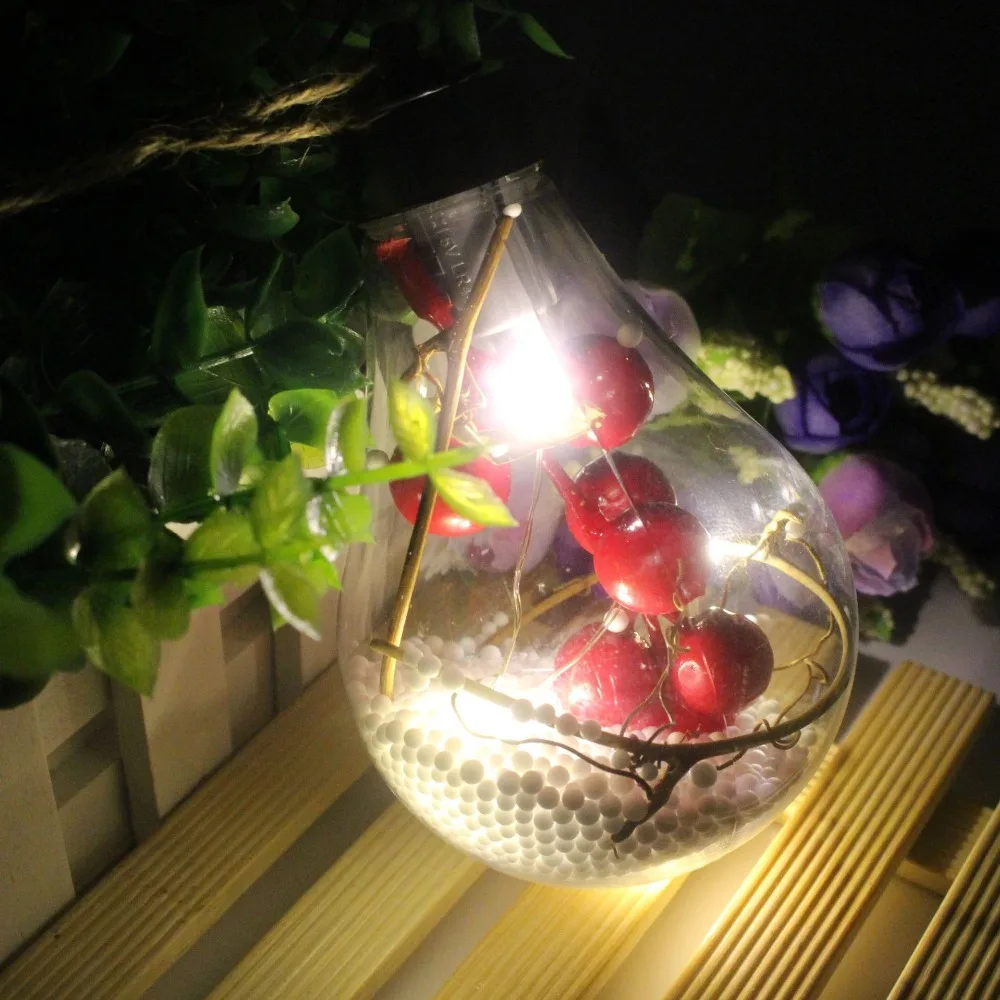 

Romantic Design Christmas Decorations for Home LED Ball Transparent Plastic Xmas Tree Hanging Clear Bauble Drop Ornament Gift