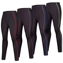 Мужские компрессионные легинсы для бега мужские Бодибилдинг бег Леггинсы мужской, футбол тренировочные штаны Фитнес Спортивные штаны