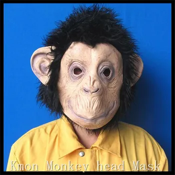 

Rise of Planet of the Apes/Halloween cosplay gorilla masquerade mask Monkey King Costumes caps realistic silicone party masks