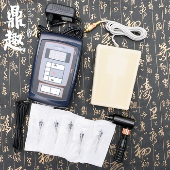 

Hot! Tattoo Makeup Rotary Machine Kits Digital Controlled Power Supply 20 Needles Assorted Tattooing Equipment Set