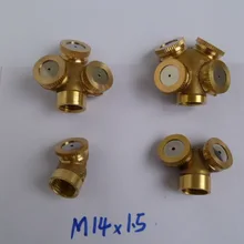 Vidric крепление опрыскивателя сопло из нержавеющей стали медное сопло Мощность опрыскиватель аксессуары одиночное сопло распыление охлаждения