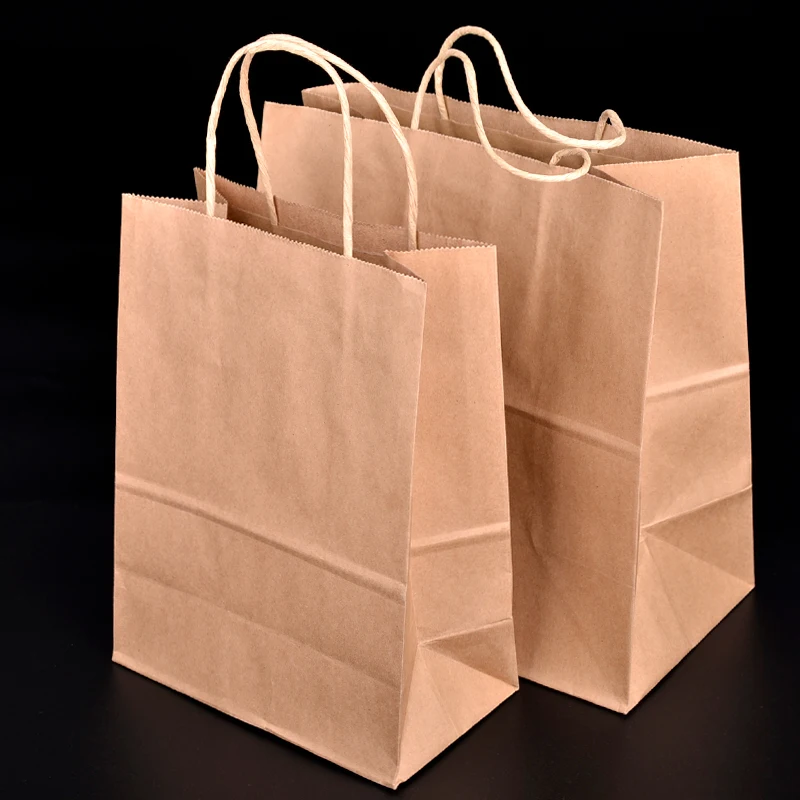 Disposable Kraft Paper Bread Bag Eco Friendly Baking Toast Cake Gift Disposable Kraft Paper Bread Bag Eco Friendly Baking Toast Cake Gift Takeaway Dessert Food Package 50pcs Lot Sk735 In Bags Wring Supplies From