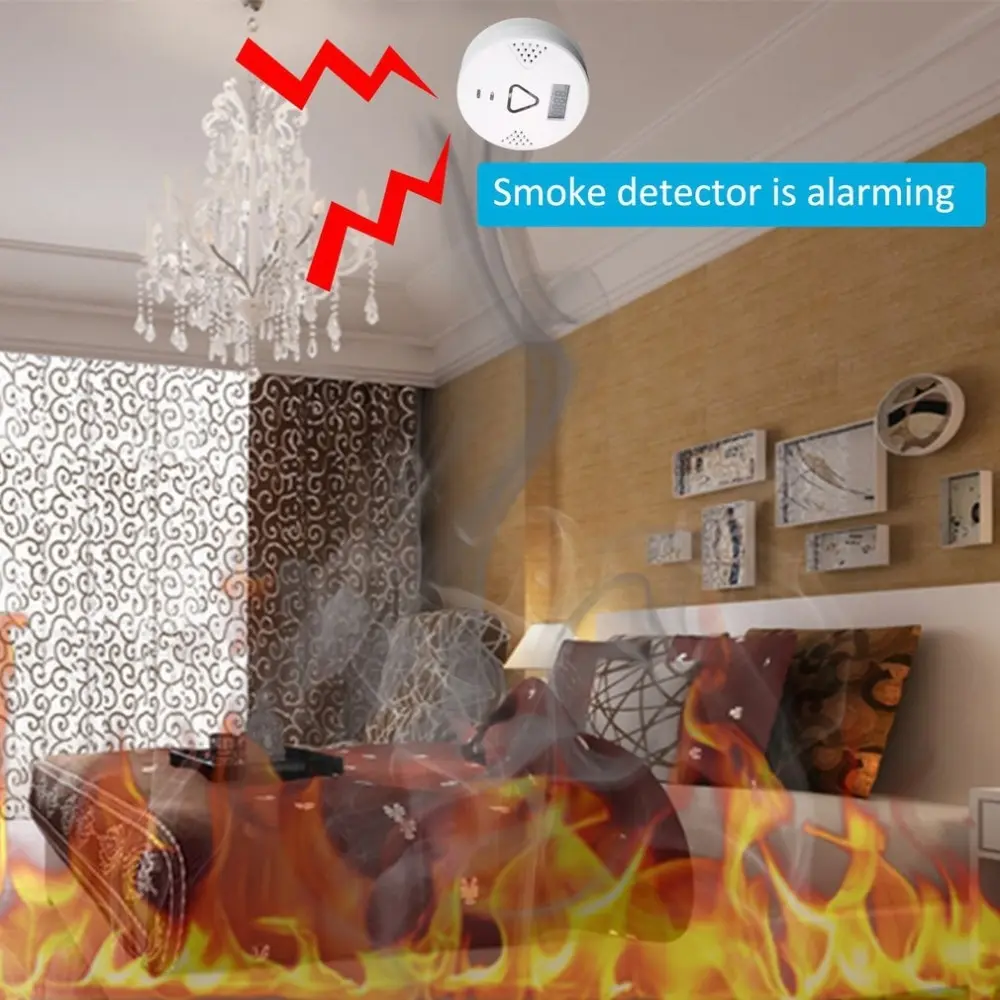 

85dB Carbon Monoxide Alarm Independent Dual Voice LCD CO Sensor Work Alone Poisoning Warning Alarm Detector