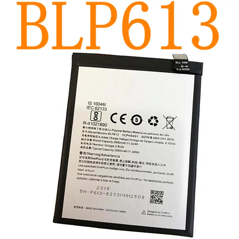 

BLP613 3000mAh High quality battery Replacement accumulators Battery for OPPO OnePlus 3 One Plus 3