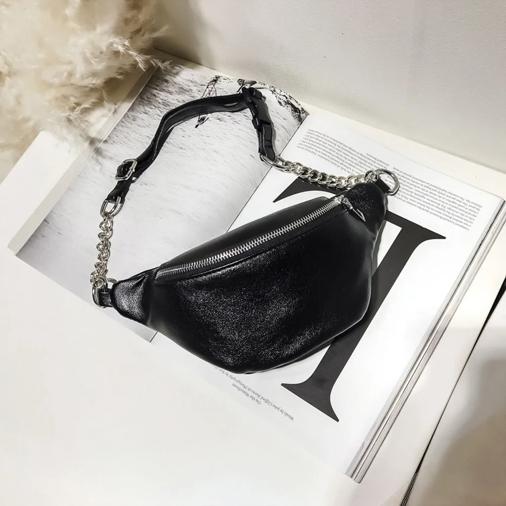 #5001 DROPSHIPPING Для женщин модные однотонные цепи кожа досуг Банкетный путешествия