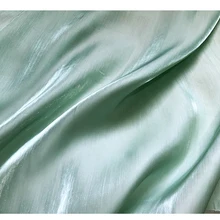 Супер блеск шелковый атлас мятный зеленый кристалл шелк перламутровый шелк скольжения Мода атласная ткань