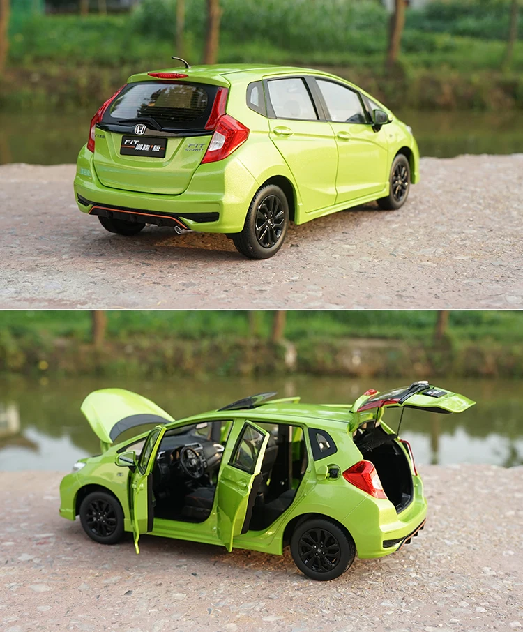 1/18 Honda FIT спортивный автомобиль из литого металла модель игрушки подарок для мальчика девочки Коллекция