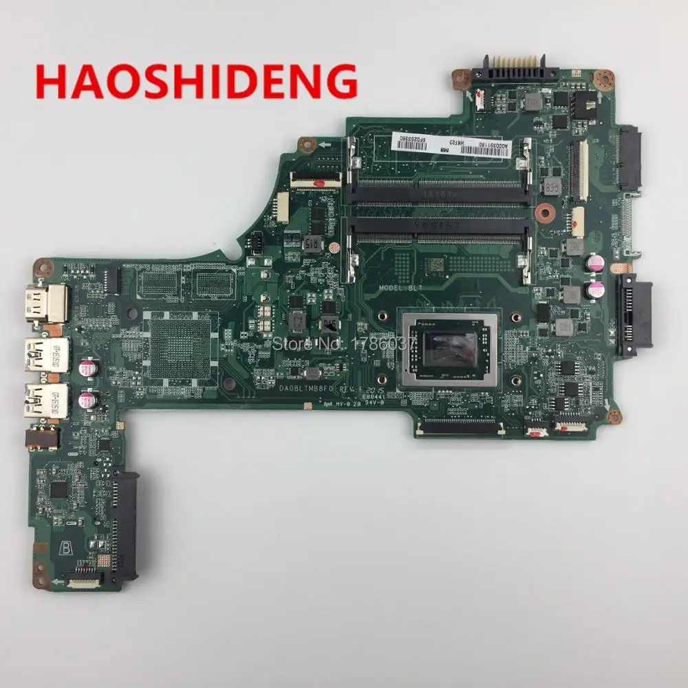 

A000391180 DA0BLTMB8F0 For Toshiba Satellite L55 L55D L55D-C5227X series motherboard with A10-8700P.All functions fully Tested !