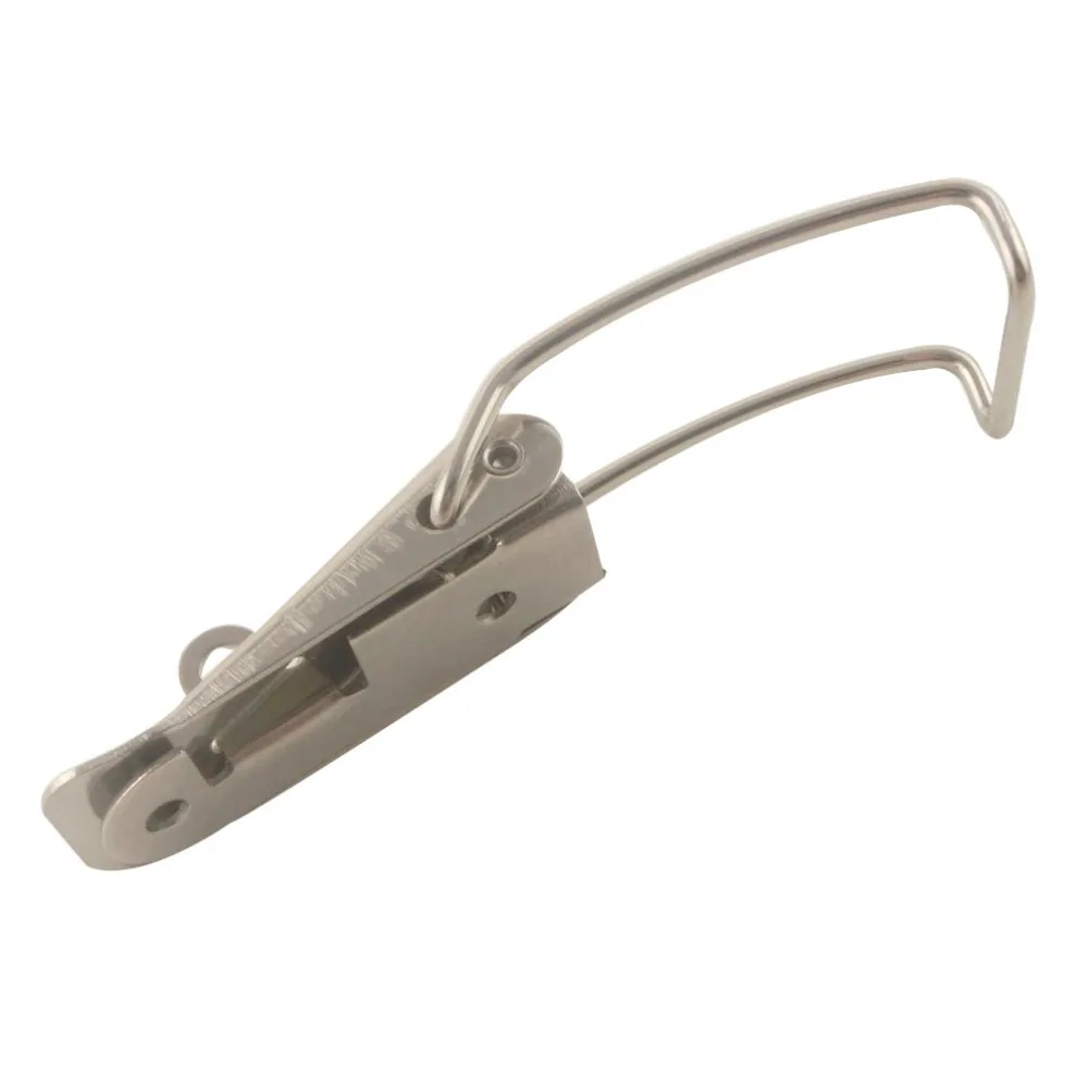 5pcs R112 201 Stainless Steel Box Buckle 117mm Length Toggle Latch Catch Hasps Spring Loaded