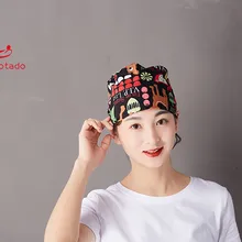 Постельное белье Чистый хлопок с рисунком Кепка для операционного зала шапочка для медсестры анестезиолога