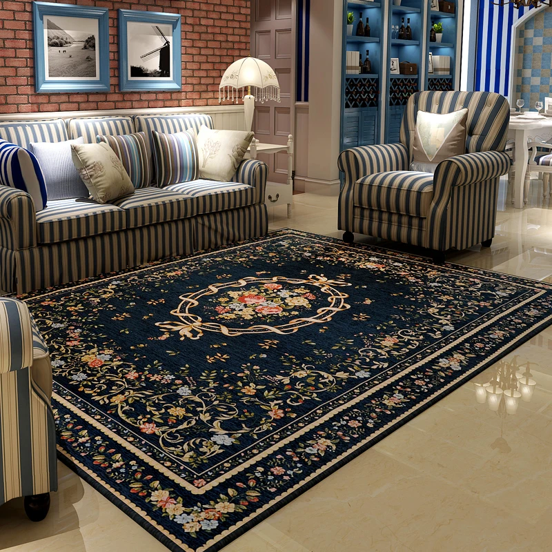 Mediterranean Style Rugs And Carpets For Home Living Room Large Bedroom Area Rug Coffee Table Floor Mat Study Restaurant Carpet Carpetrugs Aliexpress Mediterranean Style Rugs And Carpets