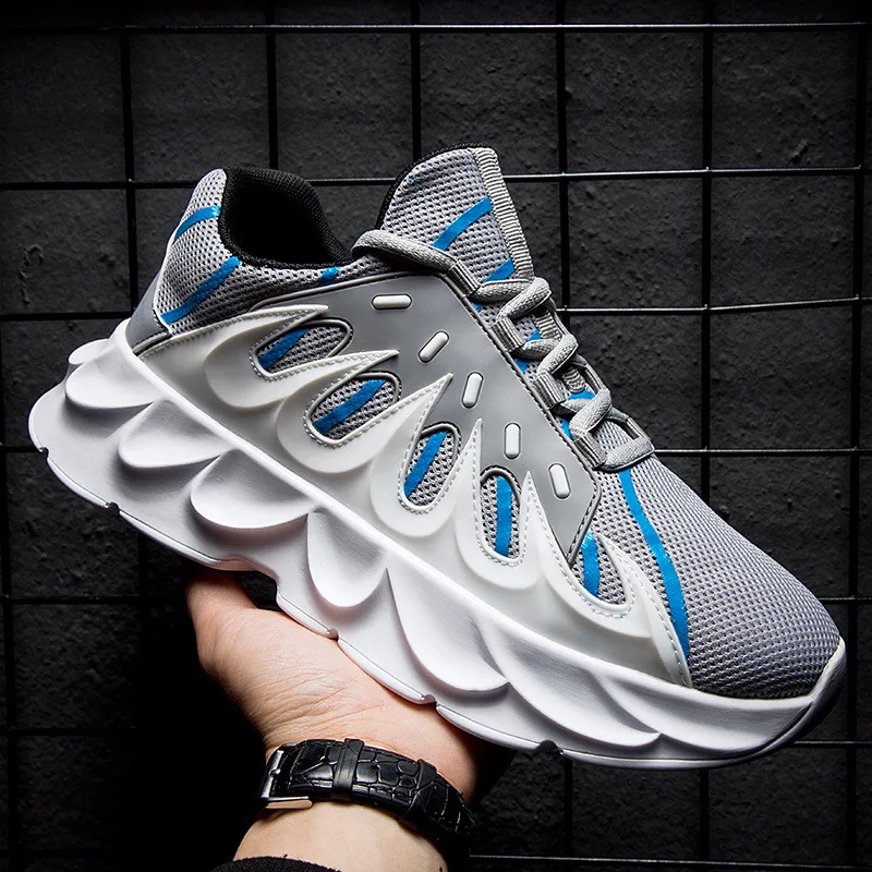 

Men Chunky Sneakers Summer Zapatillas Deportivas Hombre Platform Fashion Breathable Casual Shoes Sapato Masculino