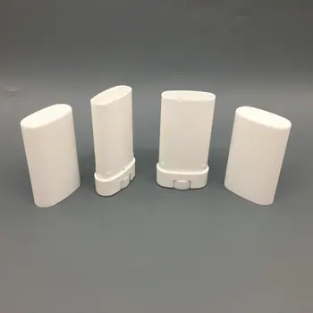 

Free shipping for 15pcs 15g/15ml white and clear flat empty lipstick tube, big lip balm tube
