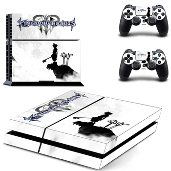 

PS4 Kingdom Hearts Sticker Vinyl Decal Protective Skin Cover for Sony PS4 Console And 2 Dualshock Controllers