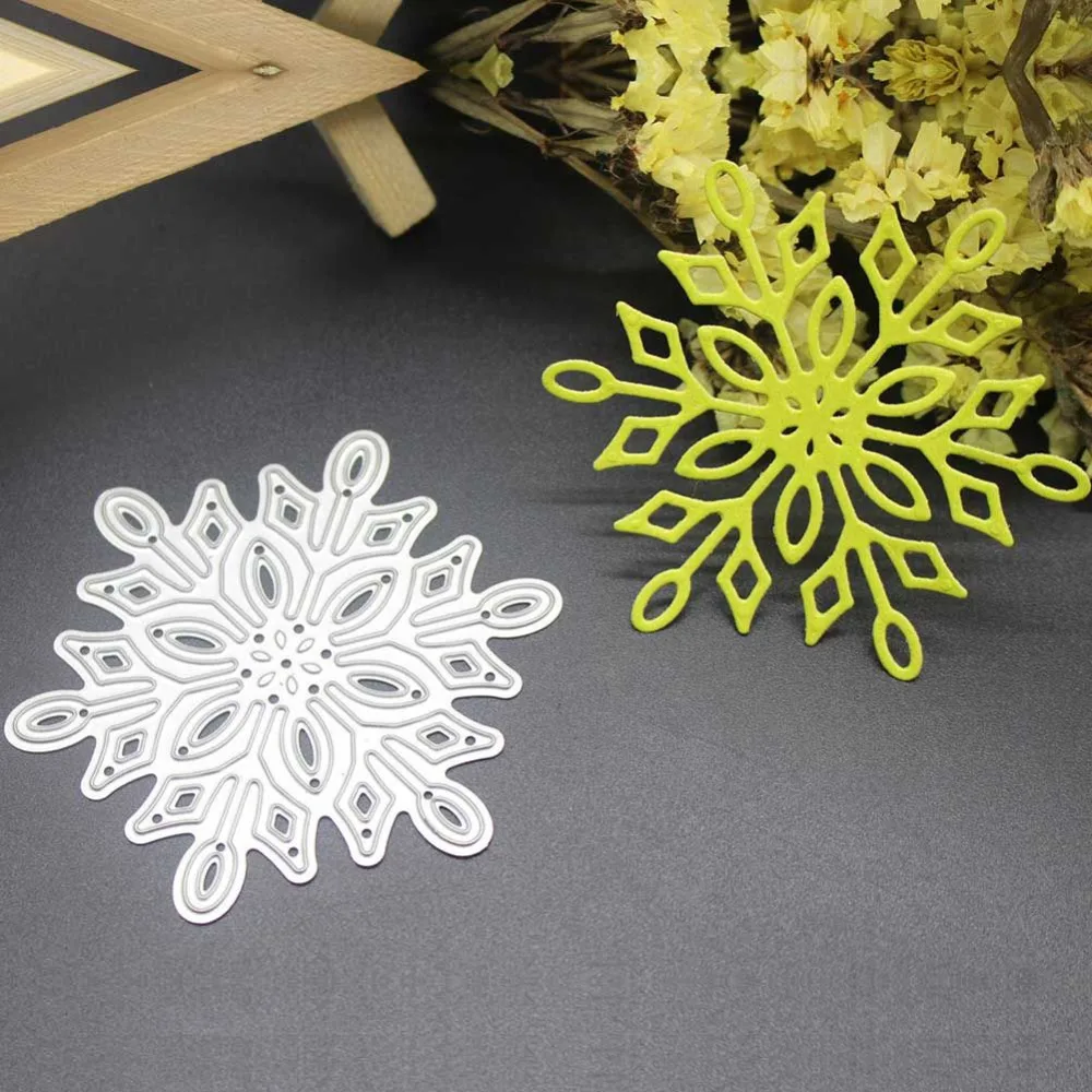 Christmas Snowflake Cutting Dies for Scrapbooking DIY Decor Card Making