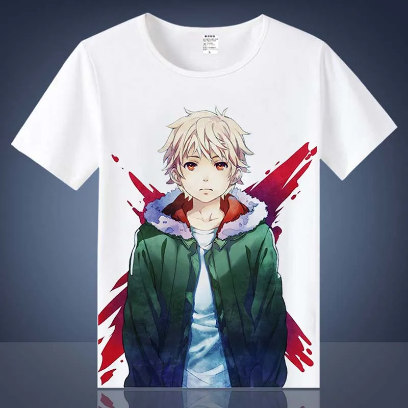 Coshome Noragami Yato T shirts Cosplay Costumes Men Women Cotton T-shirts Adult Anime Tops Short Sleeves Summer Tees (6)