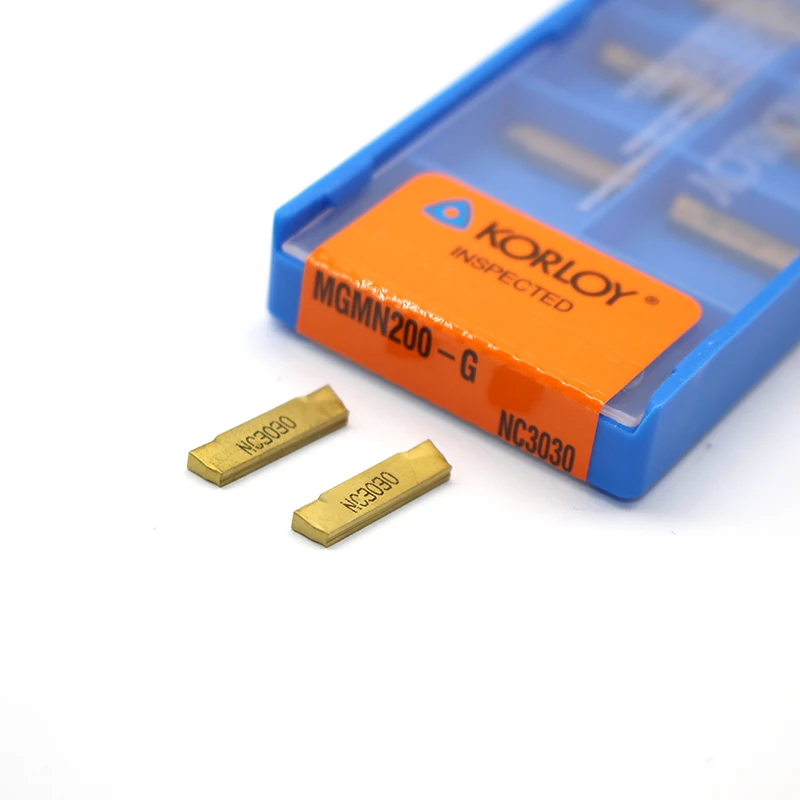 

MGMN200 G NC3030 grooving carbide inserts MGMN 200 high quality lathe cutter turning tool Parting and grooving