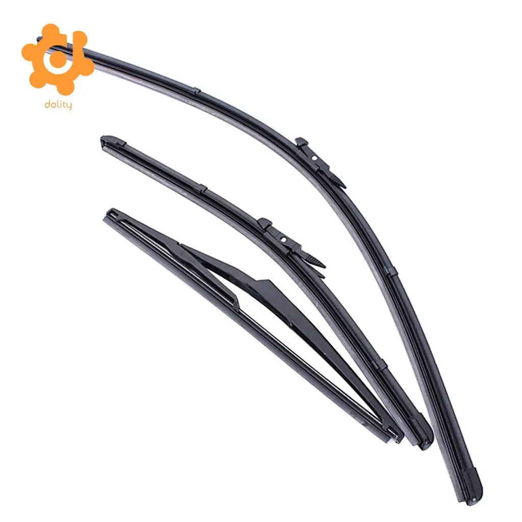 3 Pieces Windshield Wiper Blade Set for Fiat Punto Grande Punto Front & Rear