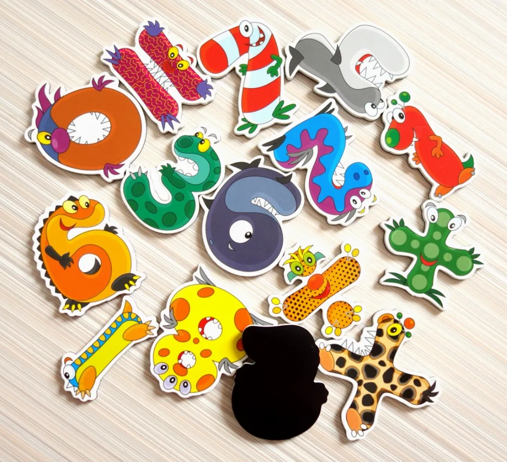 Alphabet Fridge Magnets for Kids English Lettters and Numbers Refrigerator Magnets Uppercase Letter Magnetic Sticker for Fridge