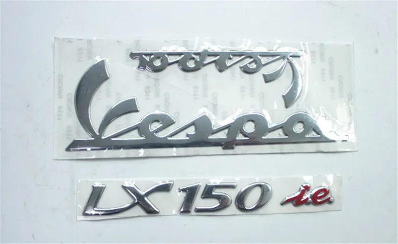 Мотоцикл 3D эмблема наклейка s Наклейка для piaggio Vespa GTS300 LX125 LX150 125 150 Ie Sprint Primavera 300 LX LXV супер наклейка - Цвет: SILVER 150