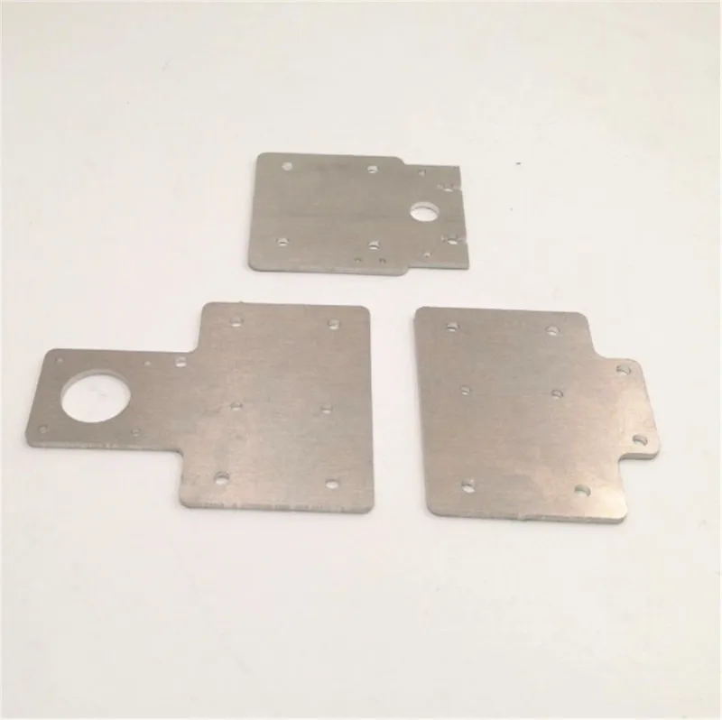 Funssor Flsun Prusa Alluminio X Carrello E X Supporto Motore Passo-Passo/Piastra Folle Per L'Aggiornamento Flsun Prusa I3 Parti Della Stampante 3D