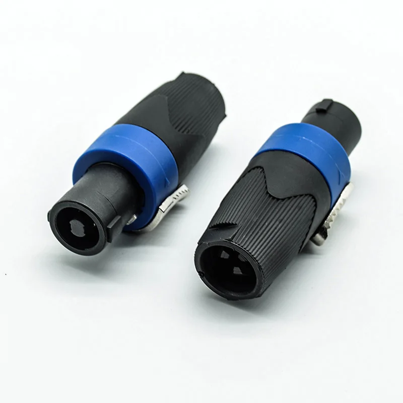 1pc Speakon connector 4 Pole Male plug Audio Power amplifier speaker