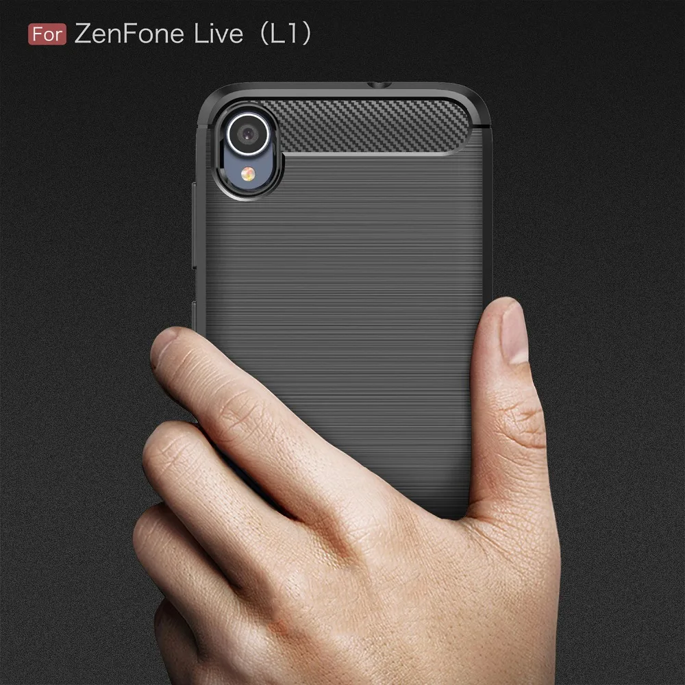 Чехол из углеродного волокна для Asus Zenfone Live L1 Za550Kl чехол задняя крышка телефона