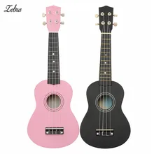 Zebra 21 inch 12 Fret Maple Basswood Soprano Ukulele Nylon 4 Strings Guitarra Acoustic Bass Guitar For Musical Instrument Lover