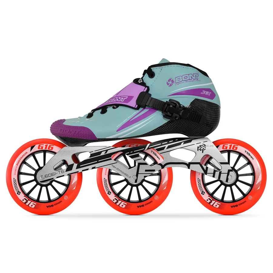 100 Original Bont Jet Speed Inline Skates Size 29 40 Heatmoldable