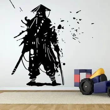 

Kendo Wall Sticker Warrior Ninja Poster Vinyl Art Wall Decals Home Decoration Decor Mural Kendo Samurai Decal
