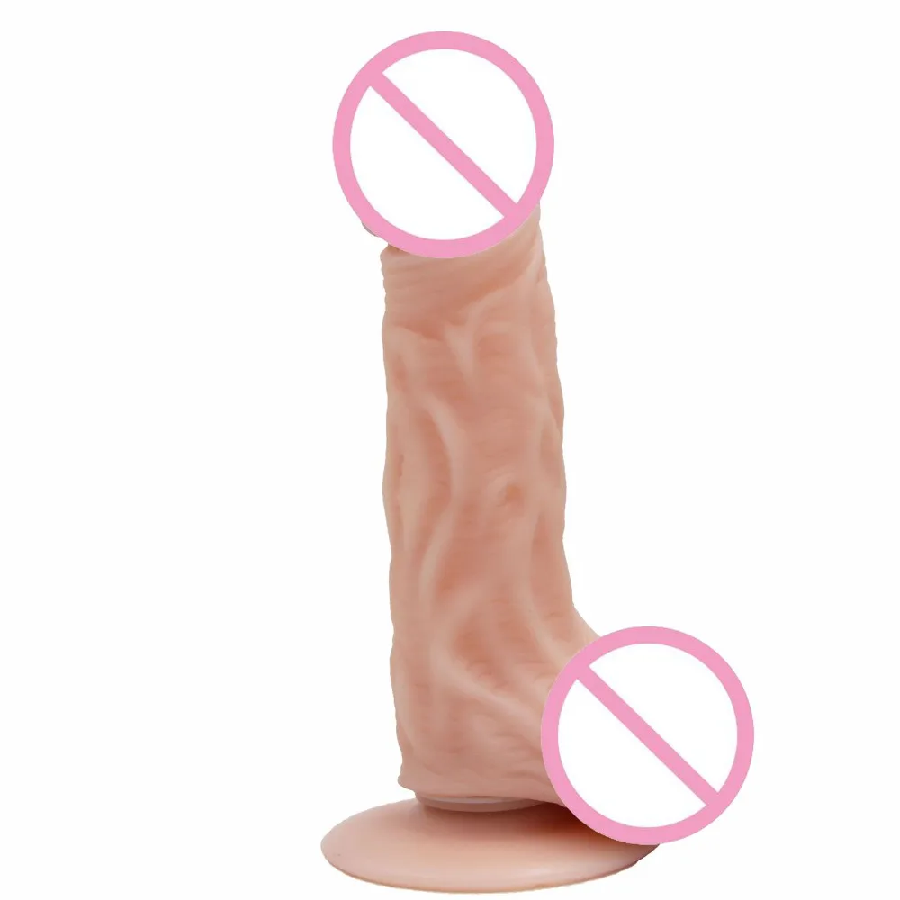 Realistic Big Dildo Silicone Flexible Penis Dick With Strong Suction Cup Foreskin Huge Dildos Adult Products Sex Toys for Women