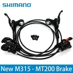 SHIMANO M315 MT200 2018 Новый BR BL MT200 гидравлические дисковые тормоза MTB горный велосипед Штангенциркули левый и правый рычаг мм 1450/800 мм Лидер продаж