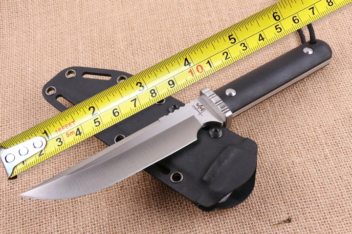 

Monster Camping Fixed Knives,9Cr18Mov Blade G10 Handle Tactical Survival Knife.Outdoor Tools.
