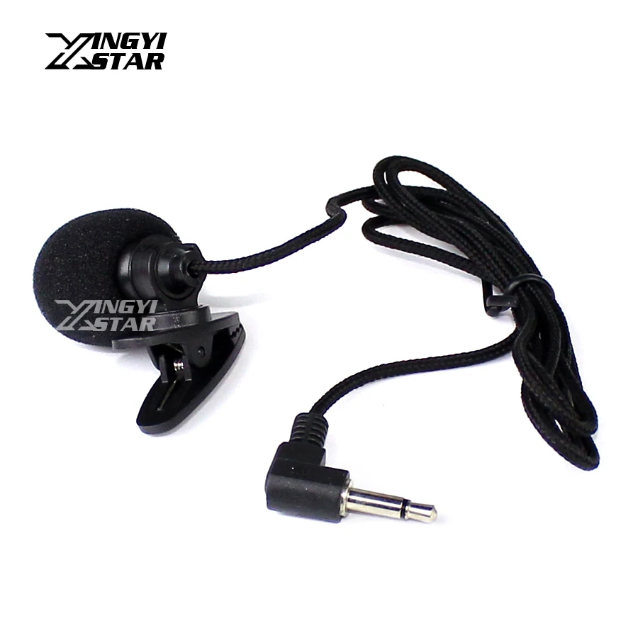 

Wired Tie Clip On Condenser Lapel Mic Lavalier Microphone 3.5mm Plug For PC Laptop Speech Teaching Computer USB Speaker Player