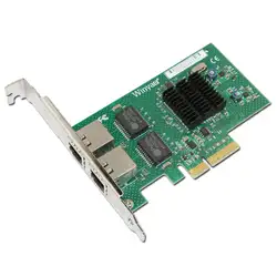 Wy576t pcie x4 двойной Порты и разъёмы адаптером сервера Медь RJ45 Gigabit 1000 Mbps Ethernet сетевой карты для Intel 82576 E1G42ET LAN