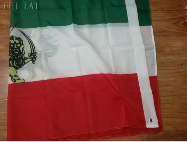 3x5FT Империя Ирана Флаг Цифровая печать Pahlavi Знамя Династии пользовательские