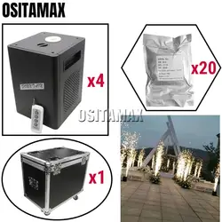 OSITAMAX-A 4 шт. 400 Вт disco spark световой эффект + 1 led flycase (4in1) 20 порошков (Крытый или открытый доступны)